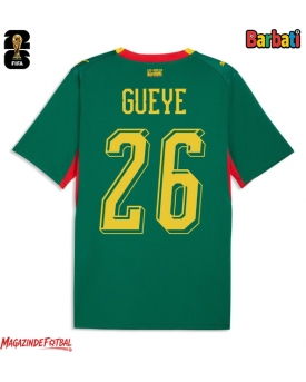 Senegal Pape Gueye #26 Tricou Fotbal Replică Mondial 2026 Barbati Deplasare Senegal Pape Gueye #26 Tricou Fotbal Replică Mondial 2026 Barbati Deplasare